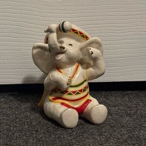 Lenox Fiesta Fun Colorful Ceramic Elephant Figurine great condition like new